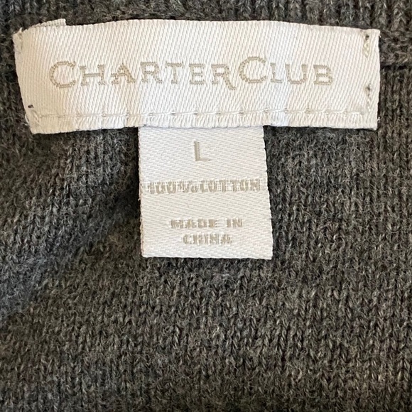 Charter Club Women’s Dolman Wide Striped Sweater - Picture 9 of 11